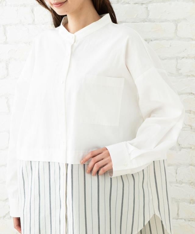 サブ ストリート/21号 【MADE IN JAPAN】ストライプ切り替えシャツ_13