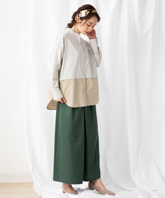 サブ ストリート/21号 【MADE IN JAPAN】ストライプ切り替えシャツ_4