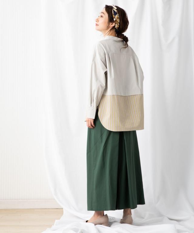 サブ ストリート/21号 【MADE IN JAPAN】ストライプ切り替えシャツ_6