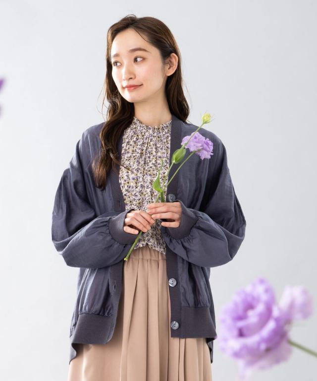 サブ ストリート/【大きいサイズ】 9号・15号(M・3L) シアーブラウスブルゾン