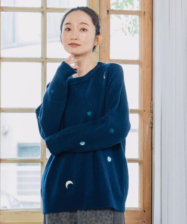 サブストリート（sab street）/【大きいサイズ】 21号(6L〜) プラネットエンブロイダリーニットの通販は 17,600円