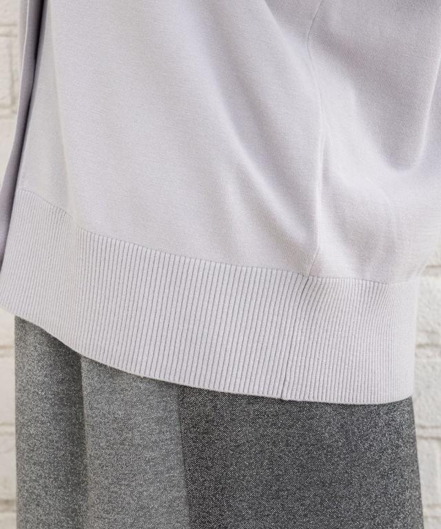 サブストリート（sab street）/【大きいサイズ】 21号(6L〜) FONTLAB 袖口配色Vカーディガン