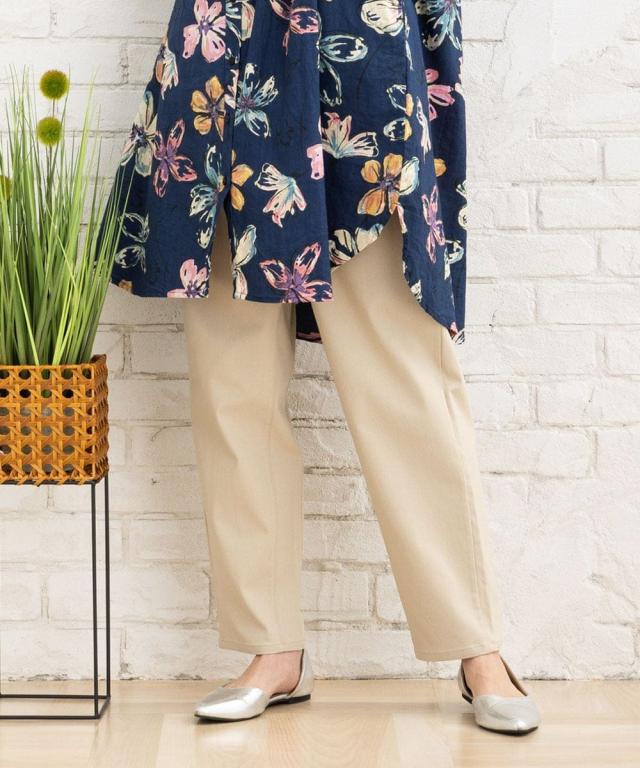 サブストリート（sab street）/【大きいサイズ】 15号・19号(3L・5L) ハイテンションドロストテーパードパンツ