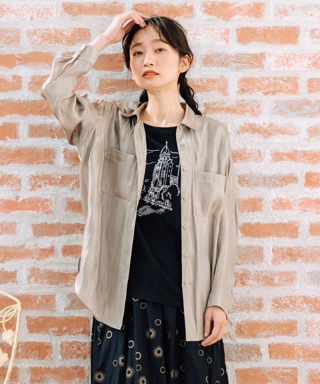 サブ ストリート/【9・15号】『LOUIZON』幾何モチーフブラウス サブ