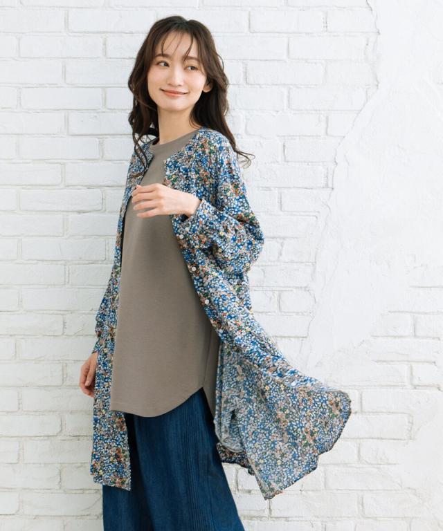 新品 sab street トップス チュニック バック 花柄 21号 - メルカリ