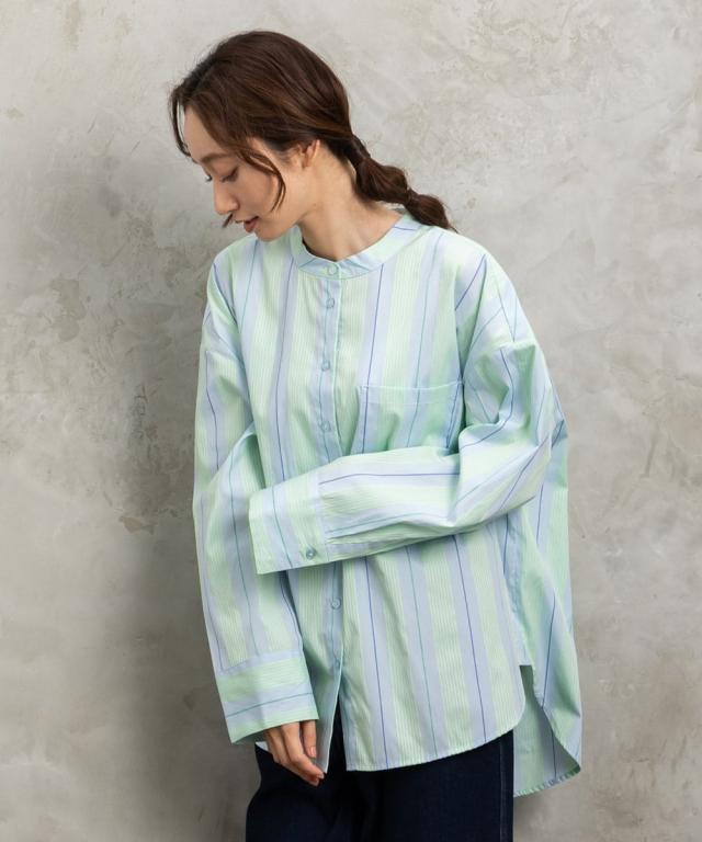 サブストリート（sab street）/【大きいサイズ】 15号(3L) CKS スタンドカラーアソートシャツ