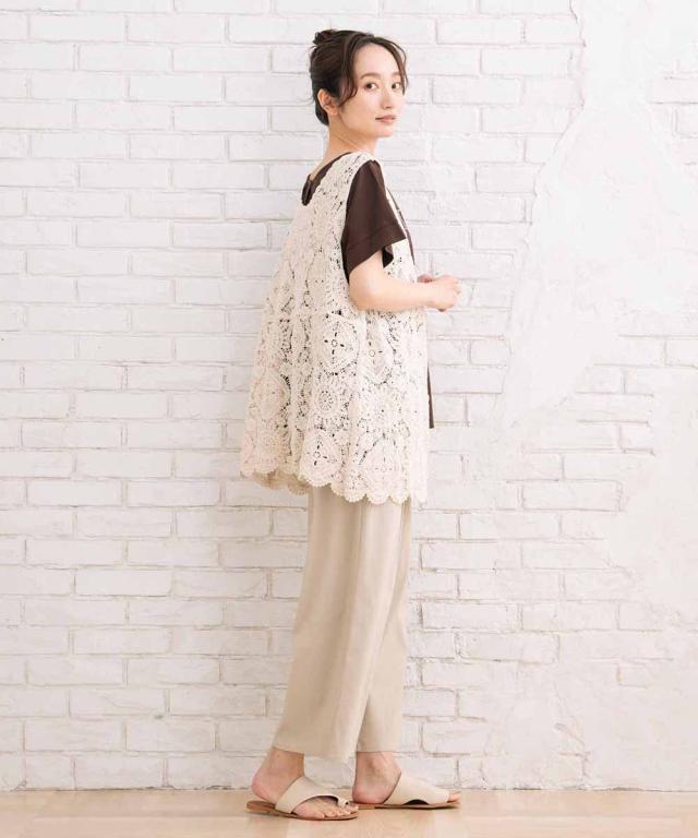 サブストリート（sab street）/【大きいサイズ】 15号(3L) クロシェ風