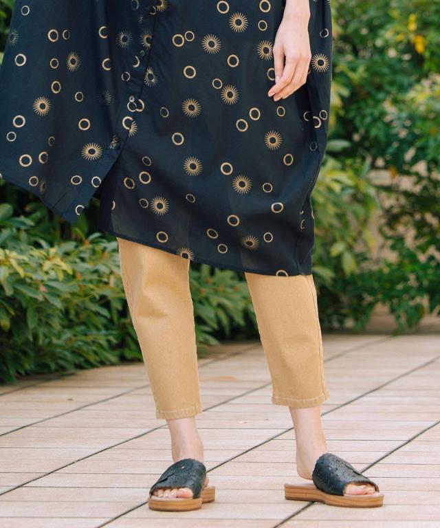 サブストリート（sab street）/【大きいサイズ】 21号(6L〜) FONTLAB カラーデニムパンツ