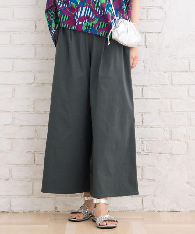 サブストリート（sab street）/【大きいサイズ】 21号(6L〜) ドライハイテンションタックワイドパンツ