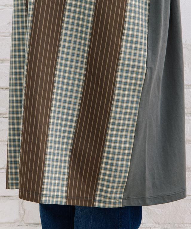 サブストリート（sab street）/21号(6L〜) パッチワーク風チェック