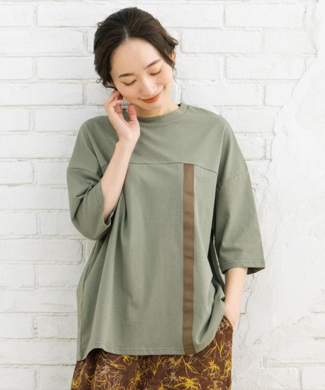 サブストリート（sab street）/【大きいサイズ】15号(3L) FONTLAB テープラインTシャツ