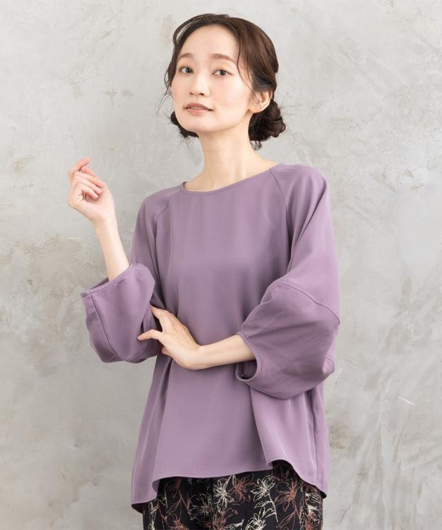 サブストリート（sab street）/【大きいサイズ】15号(3L) ダブルバックサテンブラウス