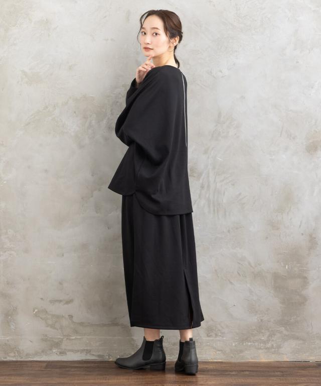 サブストリート（sab street）/【大きいサイズ】【web限定】15号(3L) ラメラインダンボールニットアップ サブストリート（sab street）/【大きいサイズ】【web限定】15号(3L