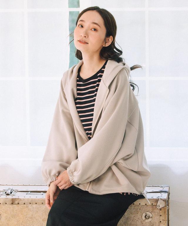 サブストリート（sab street）/【大きいサイズ】FONTLAB ラメパイピングダンボールドロストブルゾン