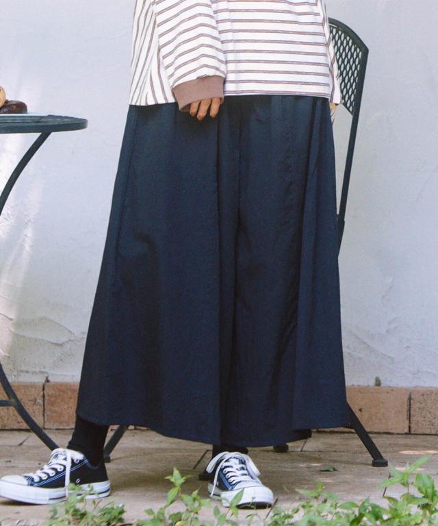 サブストリート（sab street）/【大きいサイズ】INDESIGN コットンツイルワイドパンツ