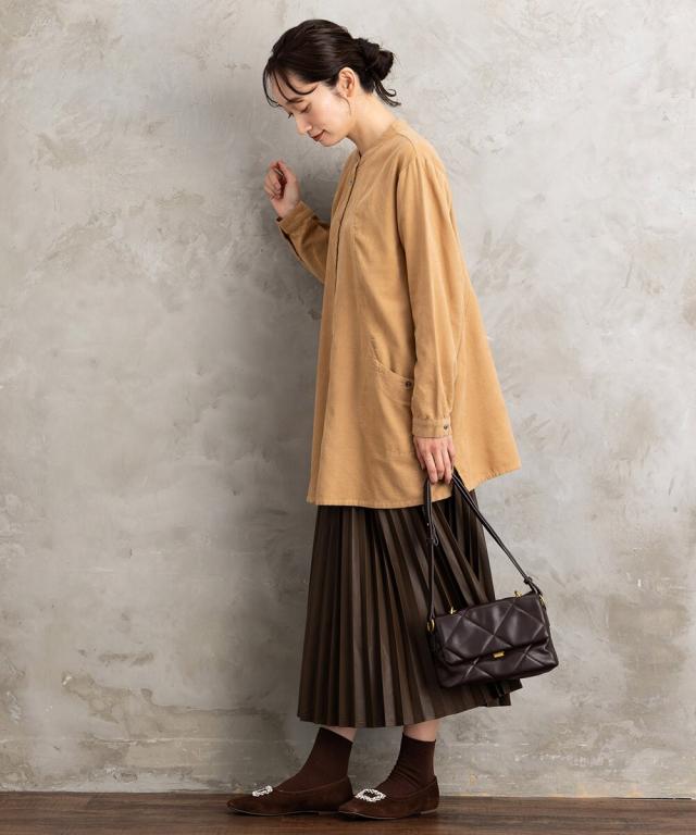 サブストリート（sab street）/【大きいサイズ】21号(6L〜) レザーライクプリーツスカート_18