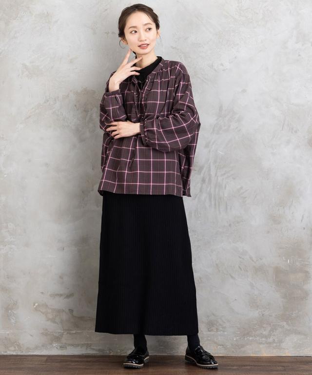 サブストリート（sab street）/【大きいサイズ】FONTLAB リブニット