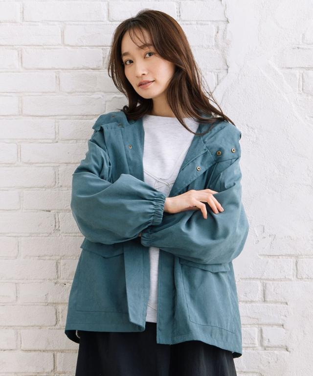 サブストリート（sab street）/【大きいサイズ】【sabstreet bis】【web限定】 ツイルフラップマウンテンパーカー_2