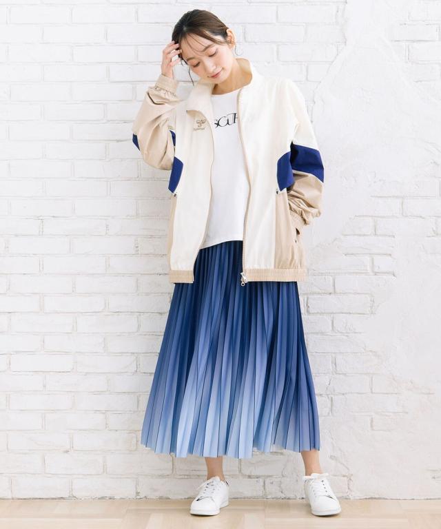 サブストリート（sab street）/【大きいサイズ】グラデーションプリーツスカート_15