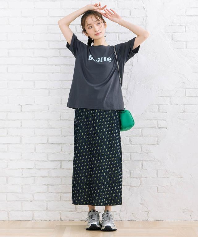 サブストリート（sab street）/【大きいサイズ】フラワージャカードデニムスカート_13