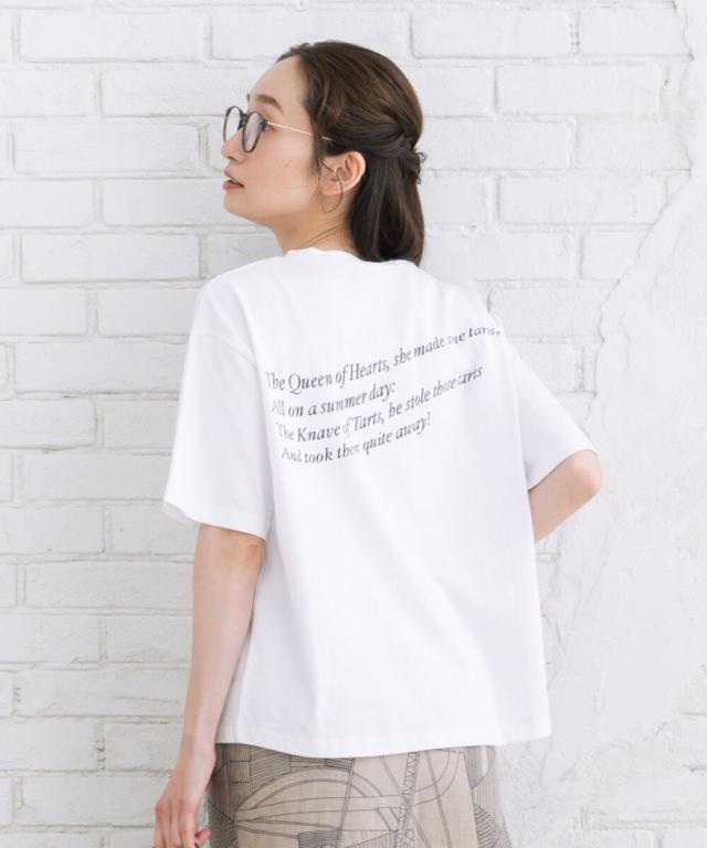 サブストリート（sab street）/THE MACMILLAN Alice Queen of Heartsバックプリントスペード刺繍T