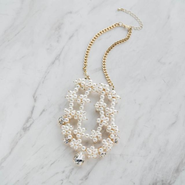 ビアッジョブルー（Viaggio blu）/デコラティブパールネックレスの通販は 11,550円