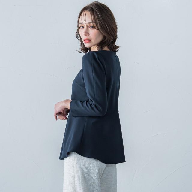 日本製 更紗調プリントシャツジャケット] グレー系 ブラウス シャツ