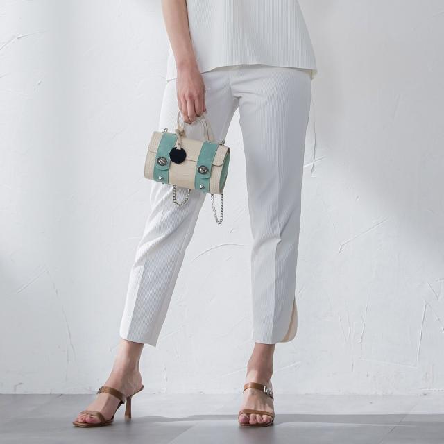 ビアッジョブルー（Viaggio blu）/【新色追加】ストレッチドビー裾