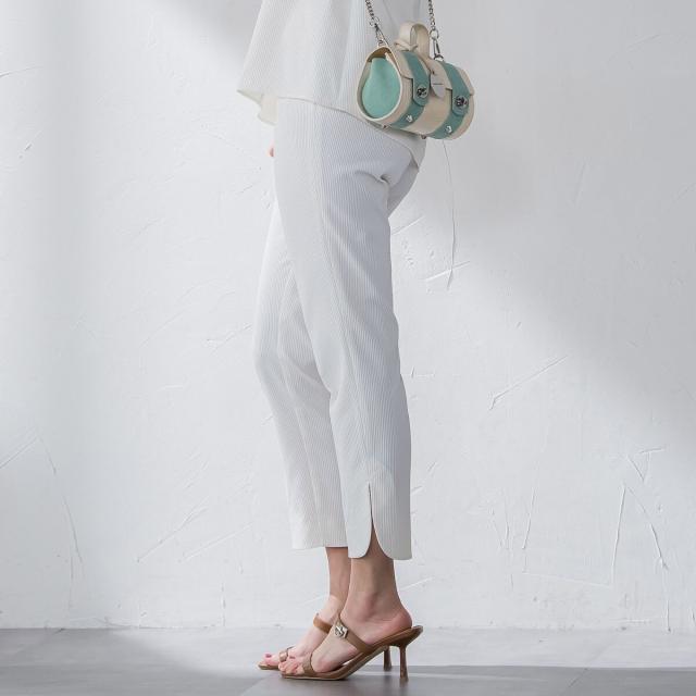 ビアッジョブルー（Viaggio blu）/【新色追加】ストレッチドビー裾