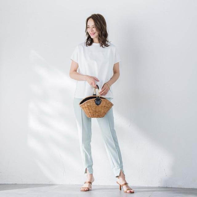 ビアッジョブルー（Viaggio blu）/接触冷感2WAYストレッチジョガー