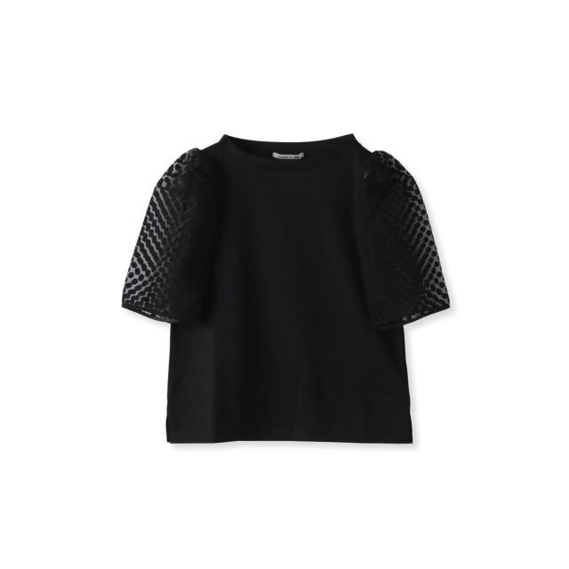 ビアッジョ ブルー  袖パールカットソー ビアッジョブルー（Viaggio blu）/オパールドットカットソー≪手洗い