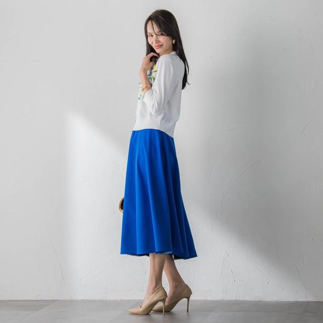 【NEW】ビアッジョブルー（Viaggio blu）/レモン刺繍ニットカーディガン_16