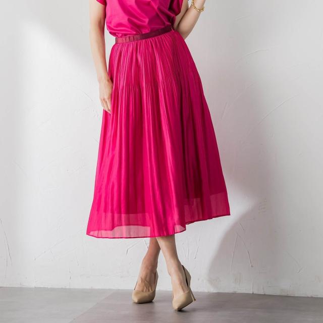 【NEW】ビアッジョブルー（Viaggio blu）/プリーツスカート 22,330円