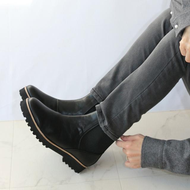 フィン（Fin）/タンクソールサイドゴアブーツの通販はau PAY