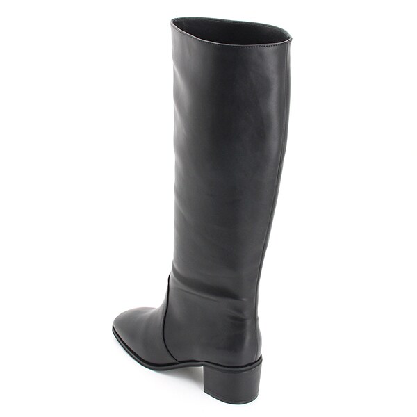 フィン（Fin）/【23秋冬新作】スクエアトゥワイドシャフトロングブーツ