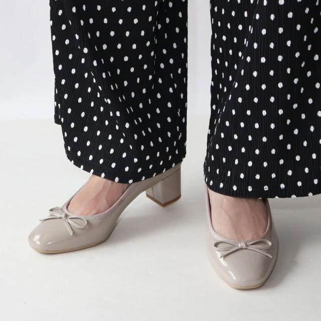 フィン（Fin）/【24春夏新作】スクエアトゥバレエパンプス フィン（Fin）/【24春夏新作】スクエアトゥバレエパンプス