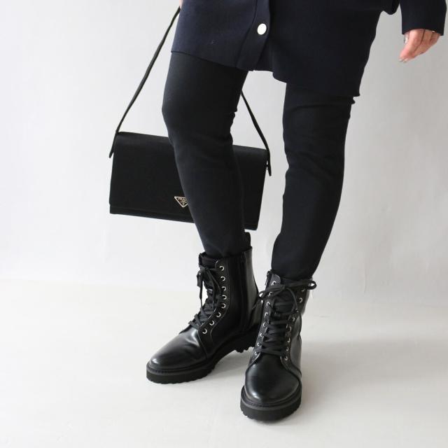 フィン（Fin）/【24秋冬新作】厚底レースアップブーツ