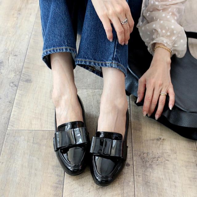 フィン（Fin）/【25秋冬新作】リボンローファー【低反発スポンジ入り】 フィン（Fin）/【25秋冬新作】リボンローファー【低反発スポンジ入り】