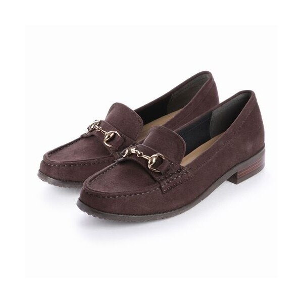 Fin フィン 05-9344 低反発スポンジ入りスエードビットローファー