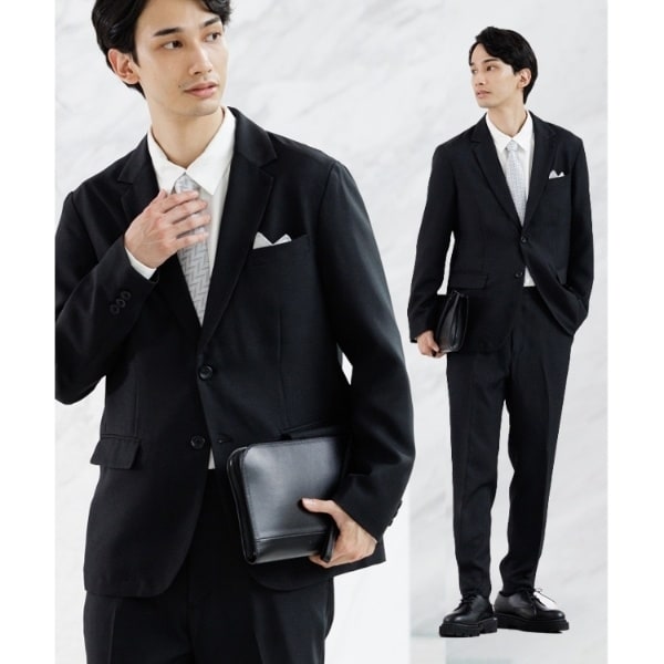 ティーケー タケオキクチ（tk．TAKEO KIKUCHI）/【マシンウォッシャブル】ウールライクスーツ上下2点セット