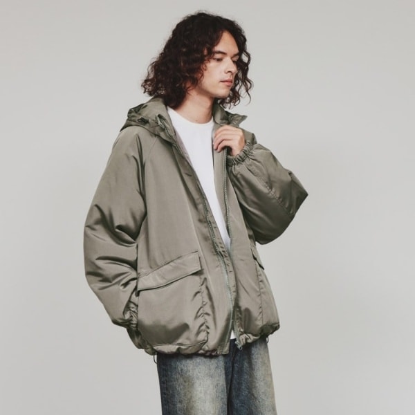 ティーケー タケオキクチ（tk．TAKEO KIKUCHI）/【マシンウォッシャブル】REPREVEフード中綿ブルゾン