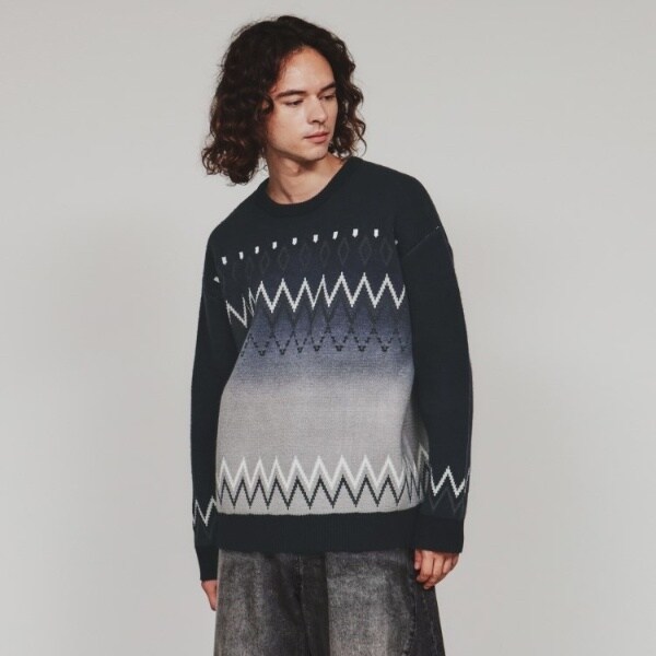 ティーケー タケオキクチ（tk．TAKEO KIKUCHI）/グラデダイフェアアイルニットの通販は 5,170円