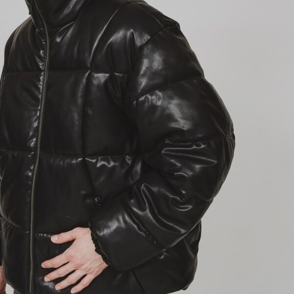 ティーケー タケオキクチ（tk．TAKEO KIKUCHI）/レザー調中綿ブルゾンの通販は