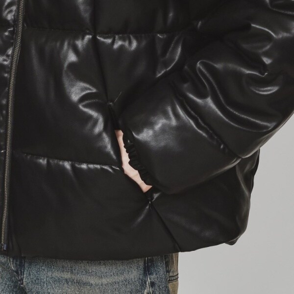 ティーケー タケオキクチ（tk．TAKEO KIKUCHI）/レザー調中綿ブルゾンの通販は