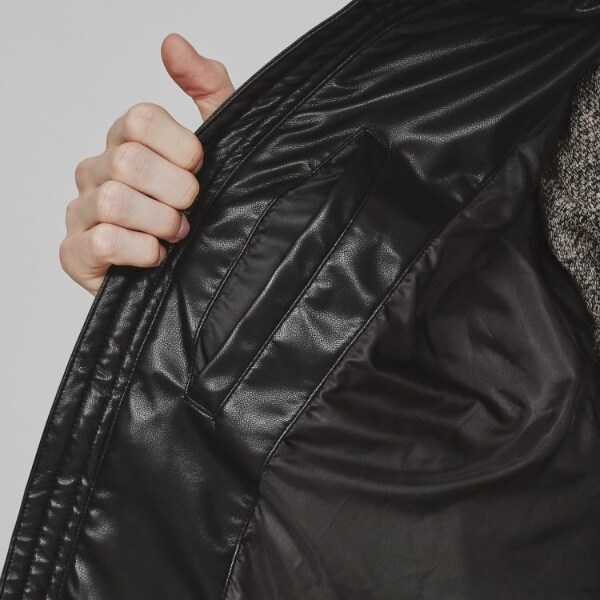 ティーケー タケオキクチ（tk．TAKEO KIKUCHI）/レザー調中綿ブルゾンの通販は