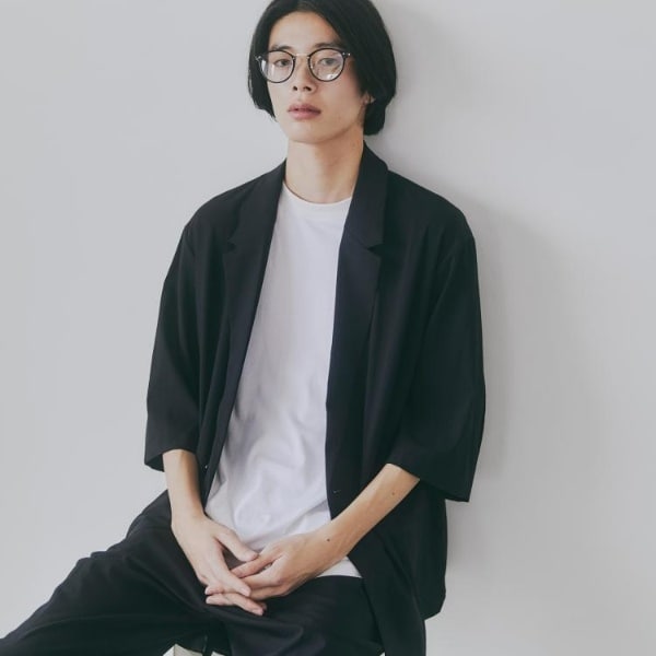 ティーケー タケオキクチ（tk．TAKEO KIKUCHI）/【接触冷感／UVCUT／セットアップ対応可】COOL PLAY5部袖ジャケット