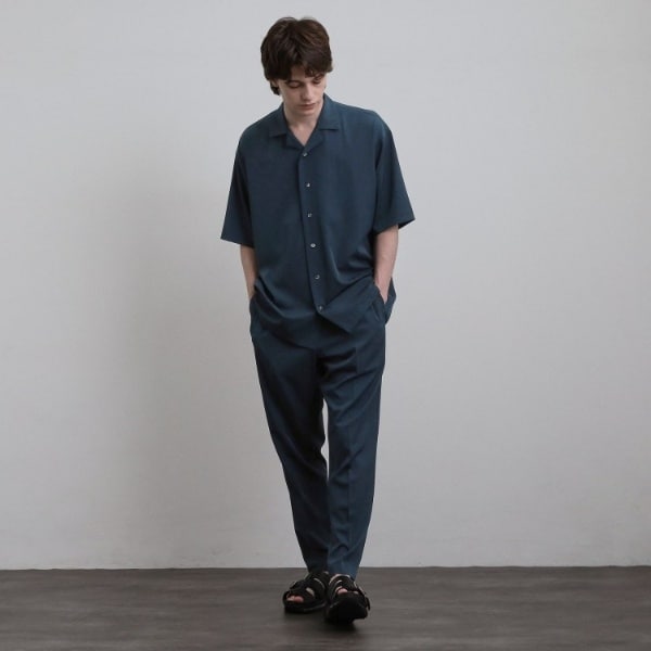 ティーケー タケオキクチ（tk．TAKEO KIKUCHI）/【暑い夏に最適！】ルーズトロミシャツセットアップ上下2点セット接触冷感ストレッチ洗…_2