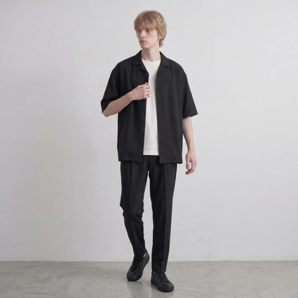 ティーケー タケオキクチ（tk．TAKEO KIKUCHI）/【暑い夏に最適！】ルーズトロミシャツセットアップ上下2点セット接触冷感ストレッチ洗…_17