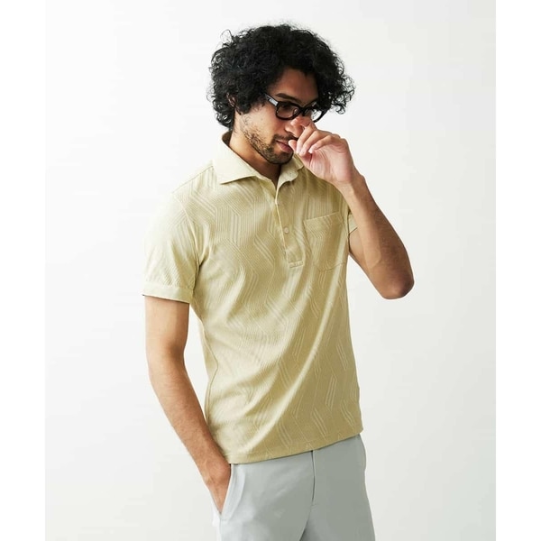 ミッシェルクランオム/オリジナル柄ポロシャツ