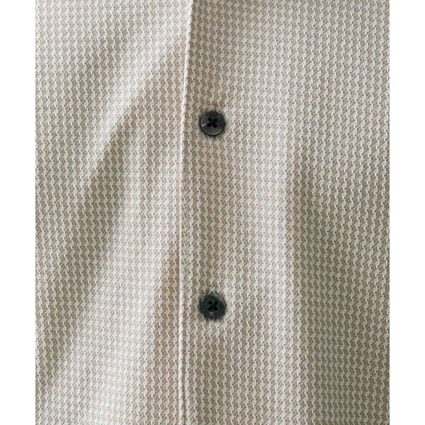 ミッシェルクランオム/《日本製》千鳥柄イージーケア七分シャツの通販